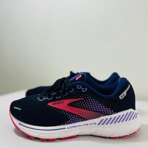 Brooks Adrenaline GTS 22 Black/Purple/Pink 1203531B080 Women Running Shoes 6.5